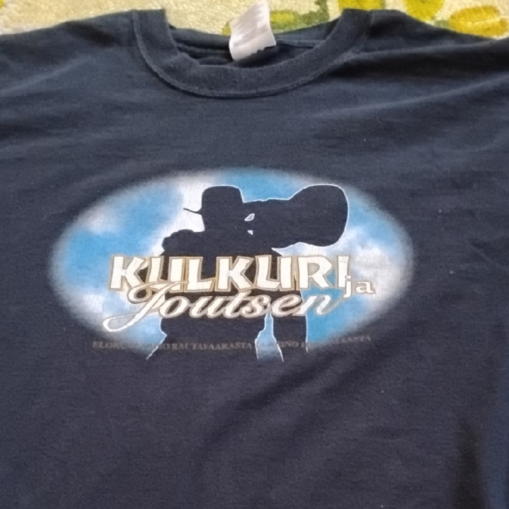 Screen Stars Navy Graphic Tee